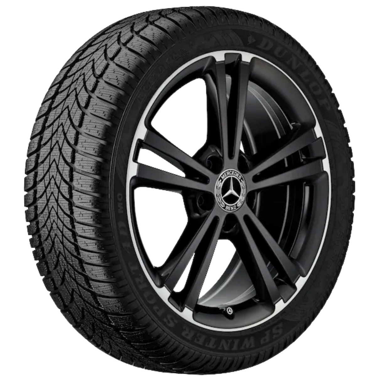 Bridgestone vetrardekk á felgu (vinstra megin)