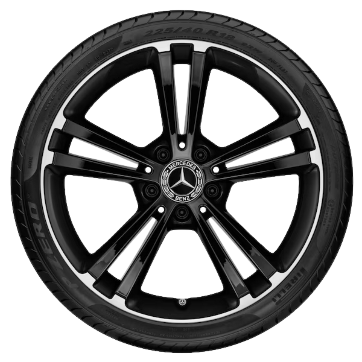 Bridgestone vetrardekk á felgu (hægra megin)