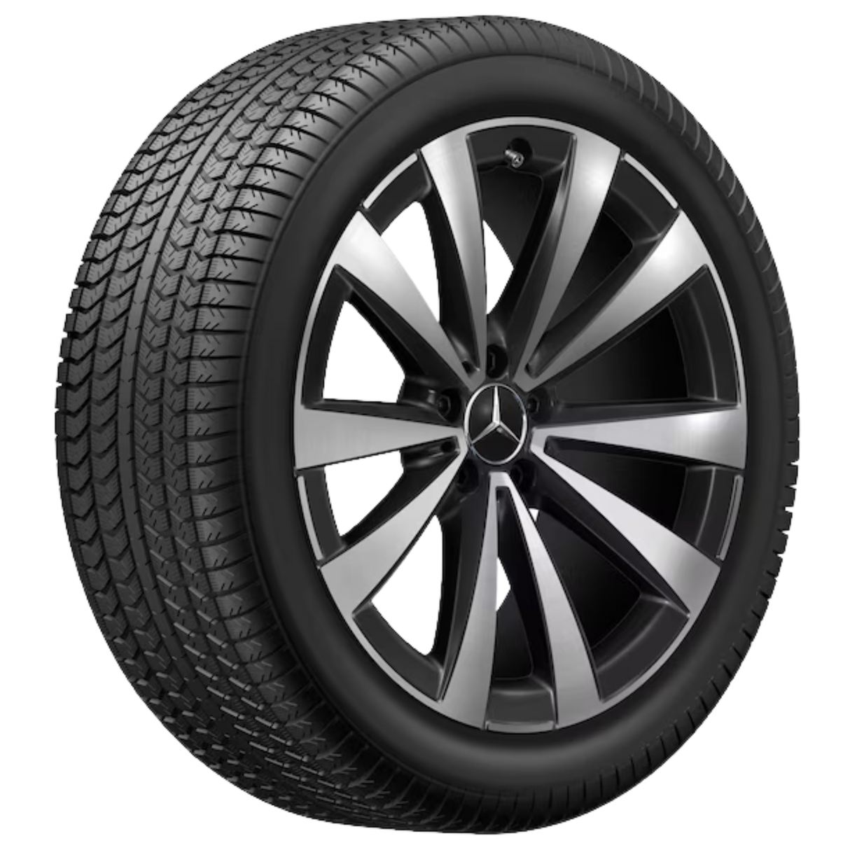 Continental vetrardekk á felgu fyrir EQS (vinstra megin)