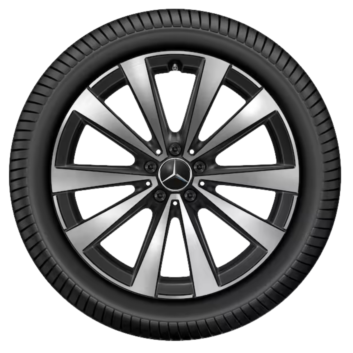 Continental vetrardekk á felgu fyrir EQS (hægra megin)