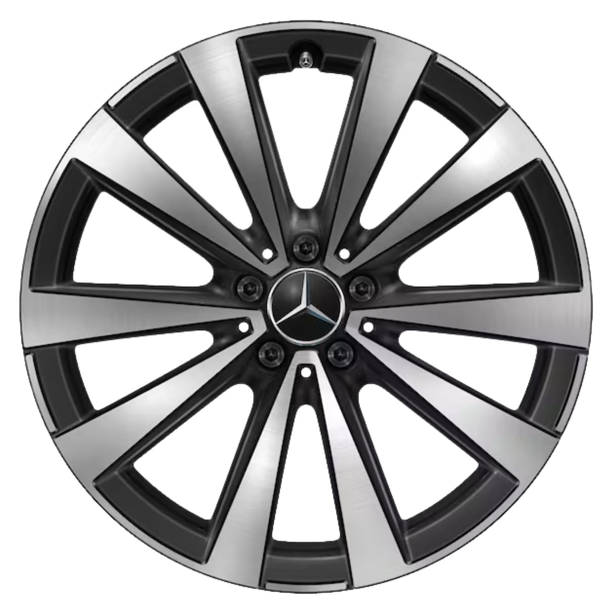 Continental vetrardekk á felgu fyrir EQS (hægra megin)