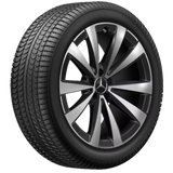 Continental vetrardekk á felgu fyrir EQS (hægra megin)